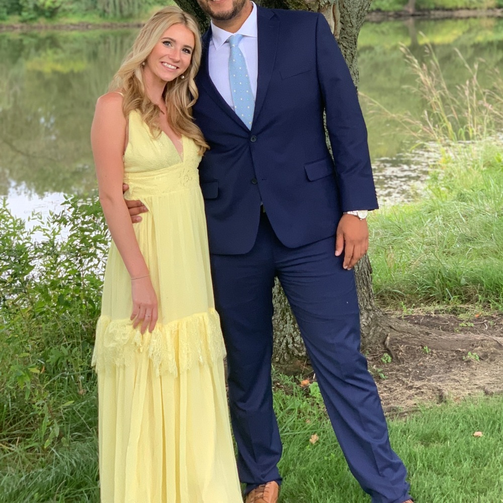 Long yellow dress lulus